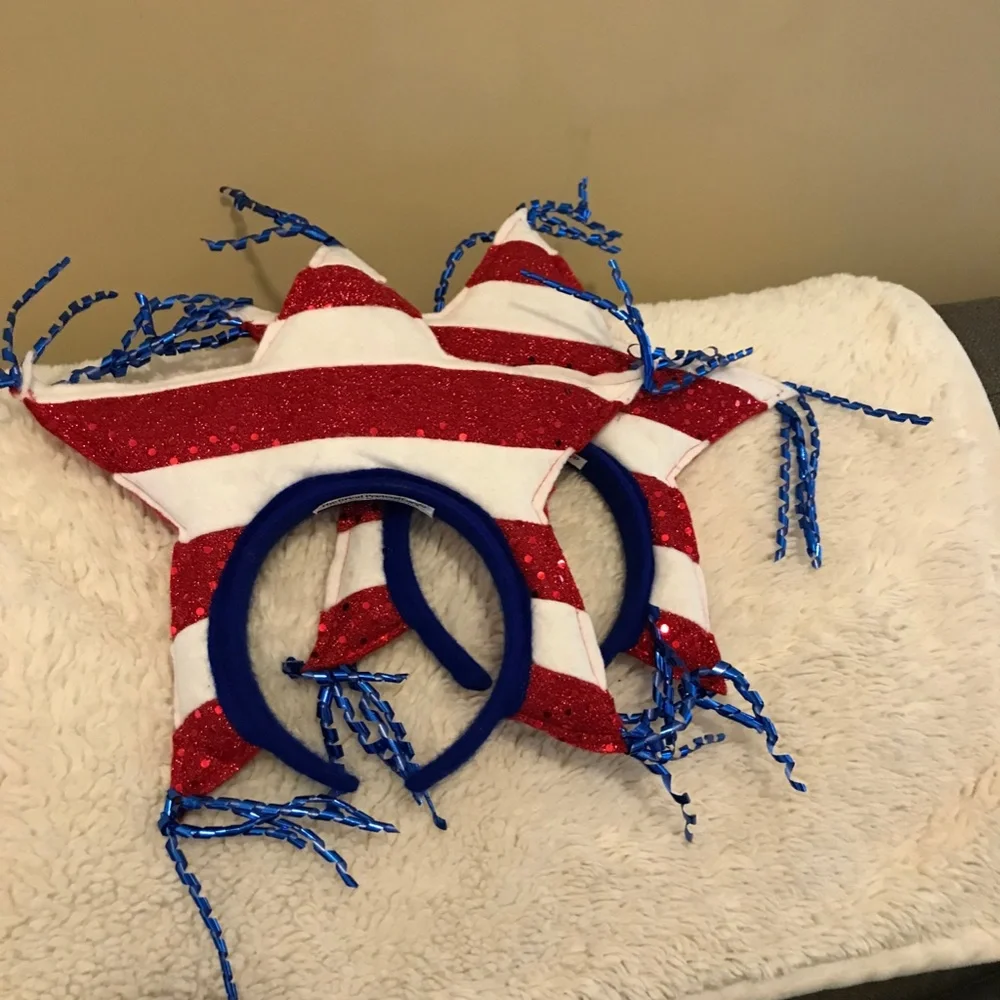 The Great Pretend Ears Headband Stars & Stars Fourth of July Hat